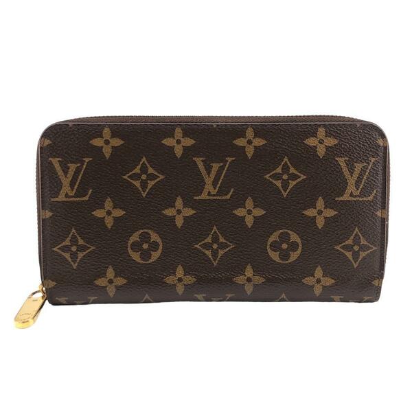 LOUIS VUITTON/ルイヴィトン ビトン M41895 ジッピーウォレット ラウンドファスナー モノグラム レザー 長財布 ブラウン ブランド