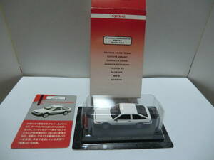 【KYOSHO 当時物 1:64 トヨタスポ-ツカ-シリーズ・現状品】 COROLLA LEVIN AE86 白/黒ボディカラー品