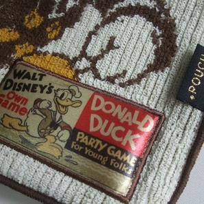 Donald Duck ドナルドダック POUCH ポーチ 未使用品 タオル製ポーチ どっとポーチ ディズニー Disneyの画像5