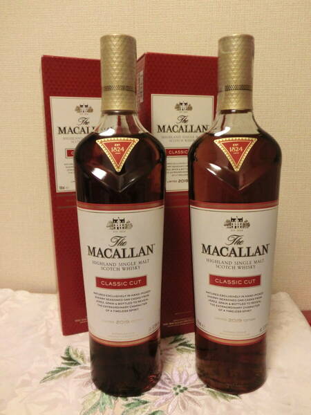 ★希少・正規品・2本セット！★The MACALLAN CLASSIC CUT 2019 52.9％ 700ml マッカラン クラシックカット2019 送料無料