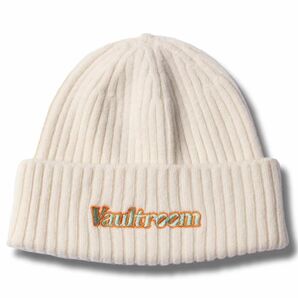 vaultroom COMMUNITY LOGO BEANIE / WHT