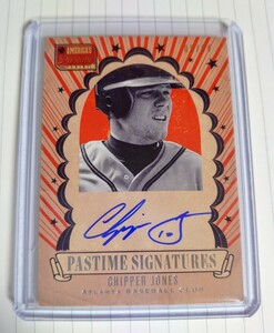 2014 Panini American's Pastime Chipper Jones Auto /64