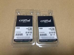 16GBx2枚 合計32GB Crucial ノートPC用 メモリ PC4 21300 DDR4 2666 16GB 管理HKQ621NB