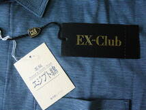 レナウンの高級ブランド　RENOWN　EX-CLUB　半袖ポロシャツ 新品、未使用品　サイズ表記M　胸囲84～92　高級エジプト綿使用　定価14000円_画像7