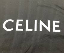 Celine エディスリマン オーバーサイズ ロゴプリント Tシャツ 黒 2X764671Q セリーヌ ブラック_画像3