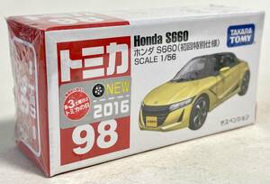 トミカ（ tomica ）【 絶版 赤箱 】98 ホンダ S660（初回特別仕様）