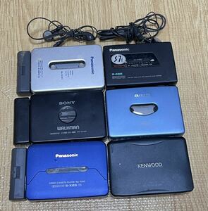 SONY Panasonic Aiwa Kenwoodポータブルカセットプレーヤー カセットプレーヤー まとめ6台