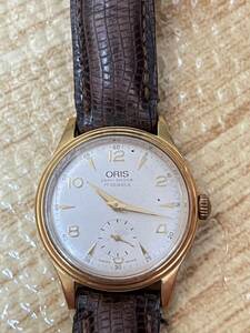 ORIS オリス 7312 腕時計 ANTI-SHOCK 17石 7312 スモセコ スイス 手巻き 時計 アンティーク 動作未確認 ジャンク