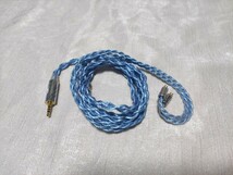 BIGMANGO ALLBLUE　2.5mmバランスケーブル　2pin　4芯銀メッキ線　_画像1