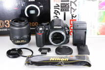 1円～売り切り★極上美品★Nikon ニコン D3100 純正 標準 AF-S 18-55 VR レンズキット 付属品多数 元箱★店動作確認済 到着後すぐ撮影可能_画像1