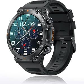 スマートウォッチ 通話 1.39インチ Smart Watch 新登場 多機能 スポーツウォッチ 軍用規格 活動量計 歩数計 多種類運動モード 270+文字盤