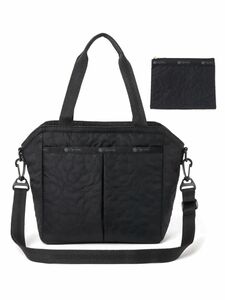 LeSportsac レスポ ショルダーバッグ トートバッグ　パフィーブロッサムズ 2WAY ポーチ付き