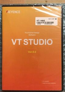 (10)新品未開封、キーエンス、KEYENCE、STUDIO Ver.8.0、VT-H8GタッチパネルソフトVT3 VT5