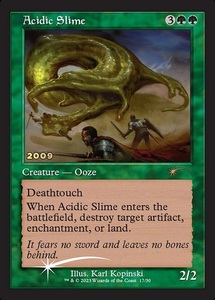 MTG　【Foil】 酸のスライム　旧枠　在庫英9枚まで　ホイル　プロモ　★他多数出品中