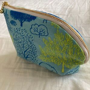 ハンドメイドミニポーチPetite pochette summer forest2