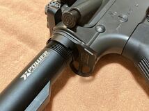 メタルフレーム M4カスタム電動ガン 東京マルイEG1000モーター搭載 PTS製PMAG ホロサイト付属CTRタイプストック_画像8