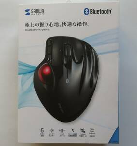 ### (送料無料)　新同様　SANWA サンワサプライ トラックボール Bluetooth ブラック MA-BTTB1BK　###