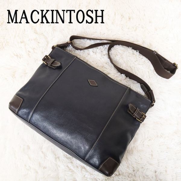 MACKINTOSH PHILOSOPHY マッキントッシュフィロソフィー ショルダーバッグ A4可 ビジネス メッセンジャー メンズ オールレザー 肩掛け可