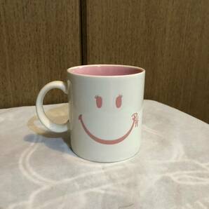 ロンハーマン スマイルマグカップ 白×ピンク 桜 未使用の画像1