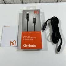 Mcdodo USB Type-C ライトニングケーブル 出力スクリーン 1.2m 36W PD急速充電 高速データ転送 充電ケーブル スマートデュアルチップ搭載_画像7