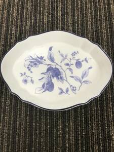 ■□4100-5 WEDGWOOD ウエッジウッド BLUE PLUM ミニトレー □■