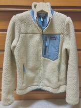 Patagonia ジャケット Sサイズ Classic Retro-X レディース★パタゴニア クラシックレトロX 防風対策 ナチュラル patagonia_画像1