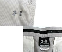 アンダーアーマー UNDER ARMOUR マイクロチェック微ストレッチゴルフパンツ 各種スポーツ ウエスト77cm 0321k_画像4