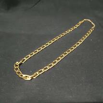 1円スタート 喜平チェーン ネックレス 18K Gold Plated 18KGP 鍍金 イエロー ゴールド necklace レディース メンズ ユニセックス 315_画像2