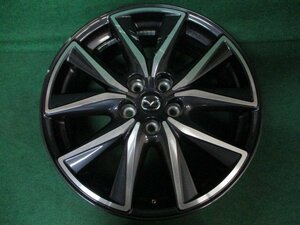 マツダ　CX-5　純正 19ｘ7J+45【送料込み】ブラック/ポリッシュ　1本