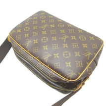 ［飯能本店］LOUIS VUITTON LV ルイ・ヴィトン リポーターPM M45254（廃番） ショルダーバッグ モノグラム ブラウン DH80095_画像4