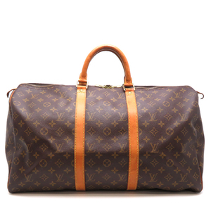 ［銀座店］LOUIS VUITTON LV ルイ・ヴィトン キーポル55　※ショルダー欠品 M41426（廃番） ボストンバッグ モノグラム ブラウン DH79993