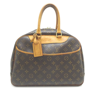 ［飯能本店］LOUIS VUITTON LV ルイ・ヴィトン ドーヴィル　※シリアル不鮮明 M47270 (廃番) ボストンバッグ モノグラム ブラウン DH80194