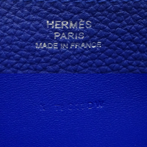 ［飯能本店］HERMES エルメス ドゴン ロング X刻印 2016年製 長財布 トゴ ブルーアンクル（ブルー系） レディース DH80212_画像6