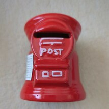 昭和レトロ　郵便ポスト型　貯金箱　未使用品_画像2