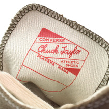 未使用 CONVERSE ADDICT コンバース アディクト CHUCK TAYLOR CANVAS HI チャックテイラー キャンバス ハイ 26cm ブラウン 1SC910_画像6