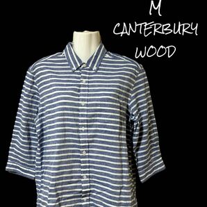 【CANTERBURY WOOD】M's/ボーダーシャツ/春.夏/M