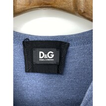 A8430/美品 春夏 DOLCE&GABBANA ドルチェアンドガッバーナ D&G RIDE THE WHEELS コットン 半袖 Tシャツ カットソー 48 L程 青/メンズ_画像10