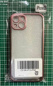 iPhone13 ピンク　ケース 耐衝撃 指紋防止 カバー TPU マット つや消し サイドメッキ　スマホケース 携帯