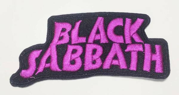 送料無料　ブラック・サバス　BLACKSABATH　ロックバンド　ワッペン　アイロン　パッチ　刺繍　アップリケ　のり付き　スマアク