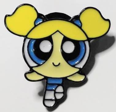 送料無料 パワーパフガール バブルス ピンブローチ ピンズ PINS バッジ バッヂ アメリカン雑貨 スマアク