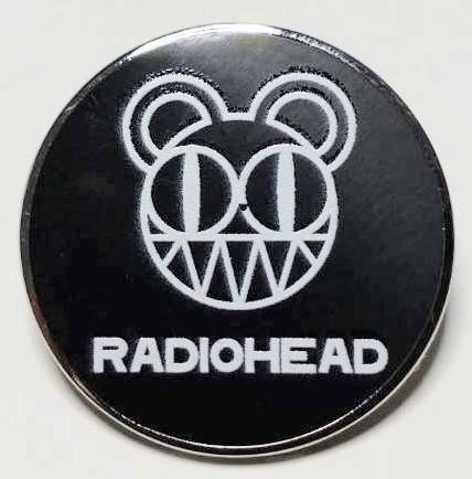 送料無料　レディオヘッド　RADIOHEAD　ロックバンド　ピンブローチ　ピンズ　バッジ　バッヂ　アメリカン雑貨　スマアク