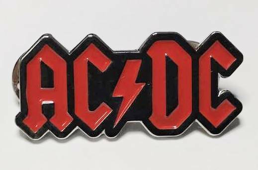 送料無料　AC/DC　ロックバンド　小　ピンブローチ　ピンズ　PINS　バッジ　バッヂ　アメリカン雑貨　スマアク