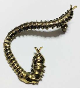  free shipping insect A Gold corm insect isome bait . year LAP earrings one-side ear for gosi Crocs maak