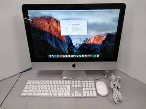 Apple　iMac　A1311　21.5インチ　Core2Duo3.06GHz　メモリ4GB　HDD500GB　MacOSX El Capitan