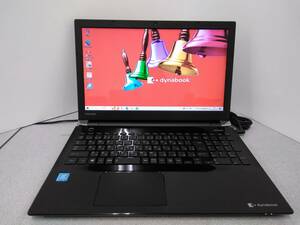 東芝　ノートPC　dynabook T45/BB　PT45BBP-SJA2　Win10　メモリ8GBに増設済