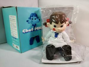 未使用品 ★ おすわりペコちゃん シェフペコ Chef peko 不二家 2001年