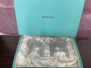 ★★TIFFANY&Co. ★★ ティファニー グラス ペアグラス ロックグラス 箱付き 食器 未使用