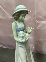 LLADRO/リヤドロ NAO 子犬 西洋陶磁 陶器人形 置物 高さ27㎝_画像6