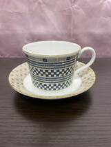 WEDGWOOD ウエッジウッド　SAMURAI★廃盤品★カップ ＆ ソーサー 食器 中古_画像1