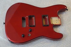 FERNANDES FST Heavy Weight Body 1980年代 ストラト タイプ ボディ 激重 メタリックレッド パーツ付き 良品